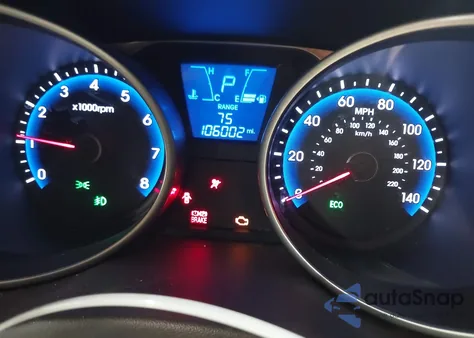 2014 Hyundai Tucson Se из США, поврежденный, VIN KM8JUCAG3EU826892